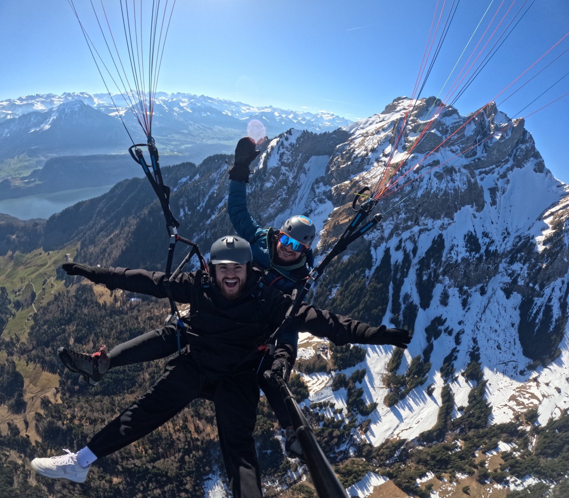 Sicherheit beim Paragliding Luzern am Pilatus | Noel Roje 
